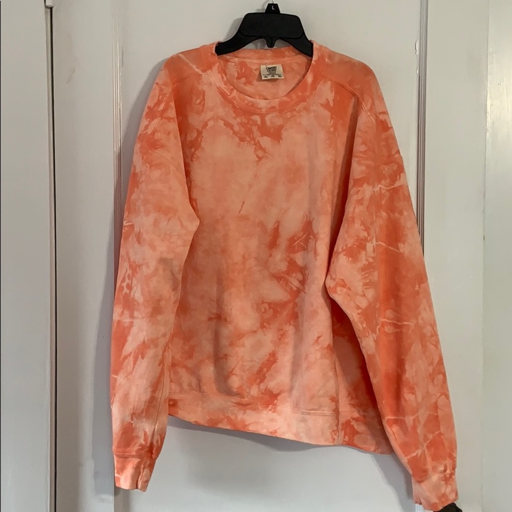 Vintage comfort colors tie dye crewneck sweatshirt